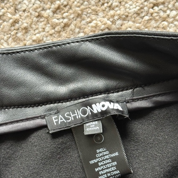 Fashion Nova Needy Faux Leather Shorts - Picture 3 of 3